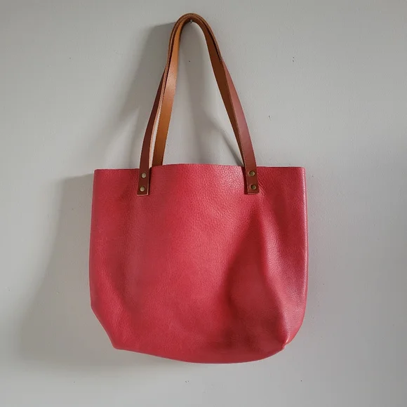 Portland Leather Goods Medium Tote Bag in Flamenco Sugar - Picture 6 of 12